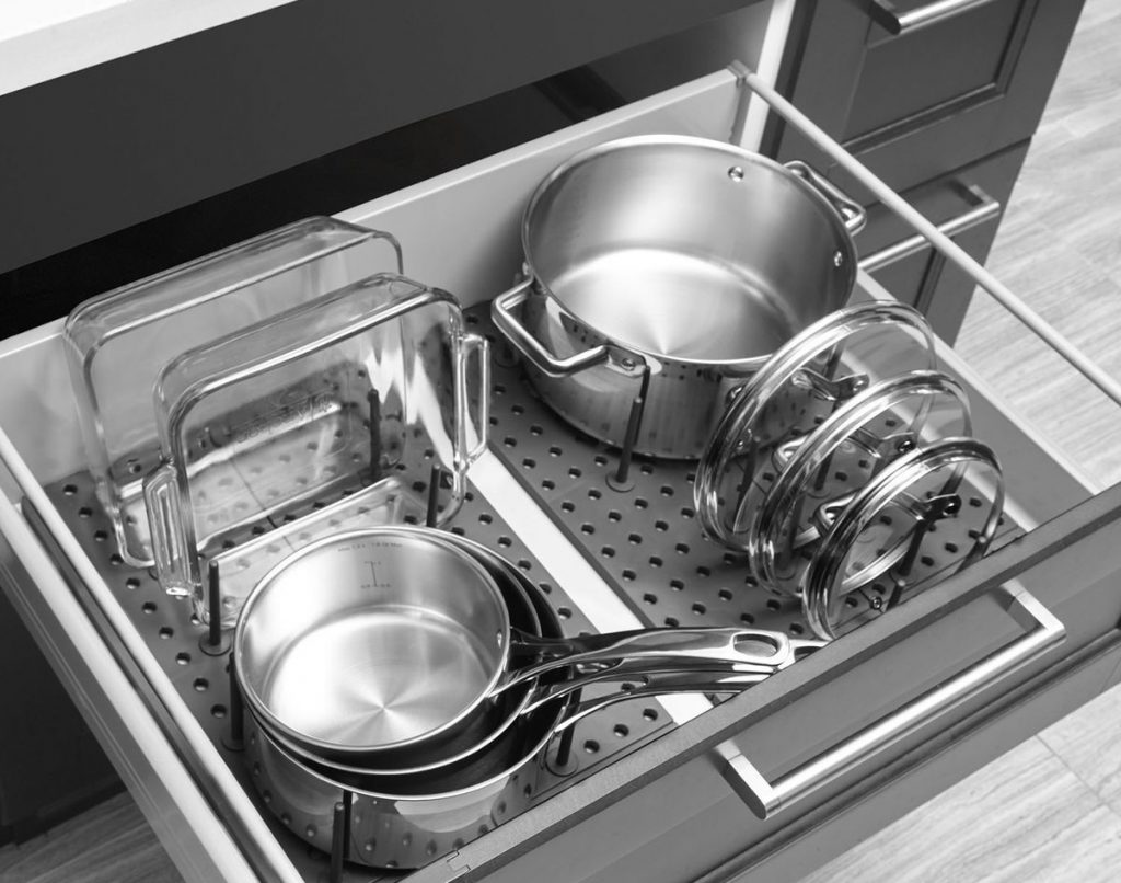 Подставка для крышек от кастрюль своими руками: самодельное ...