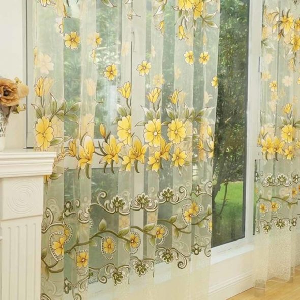 Как зашить тюль: отремонтировать порванную, если прожжена утюгом, как ...