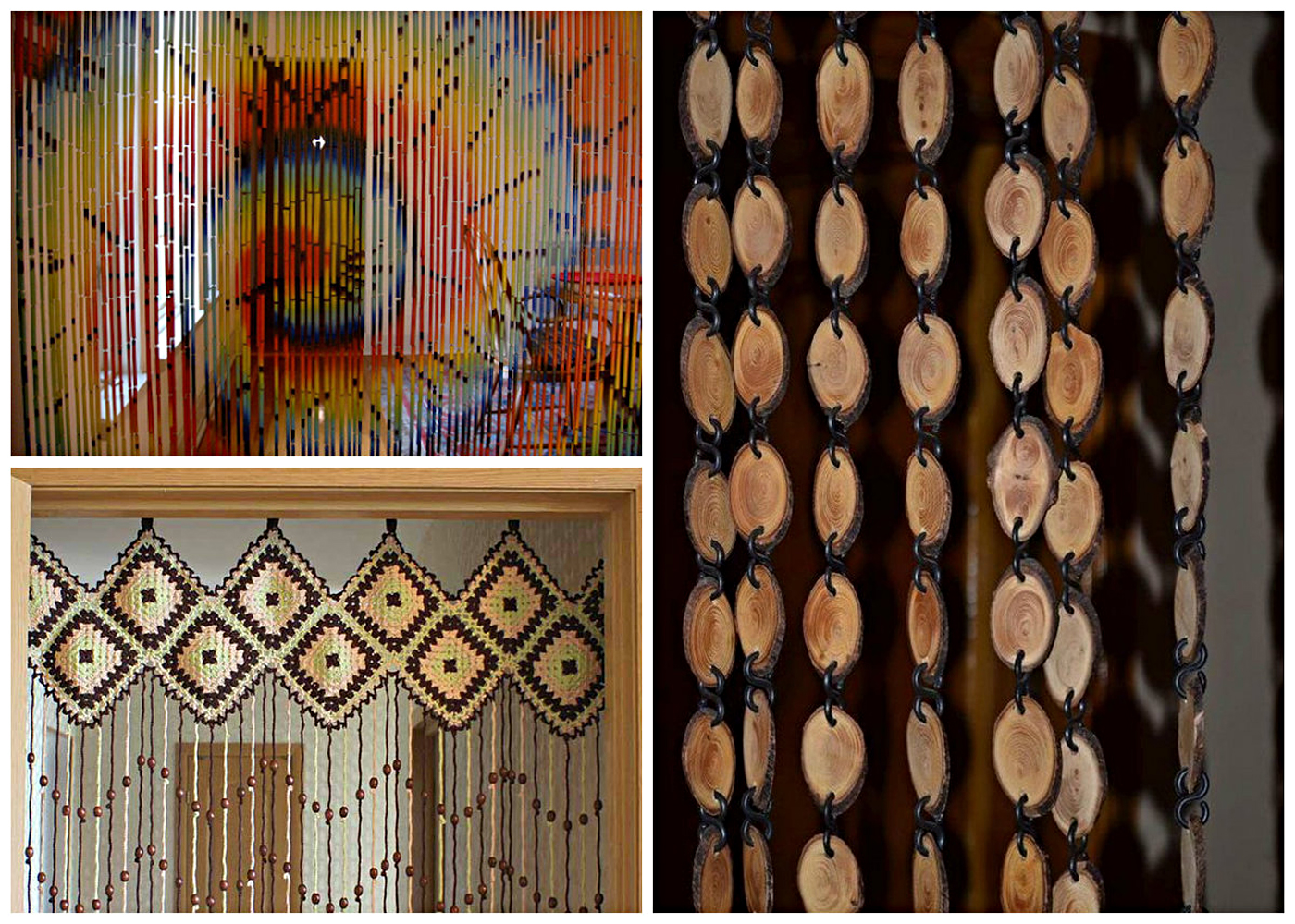 деревянные занавески дизайн