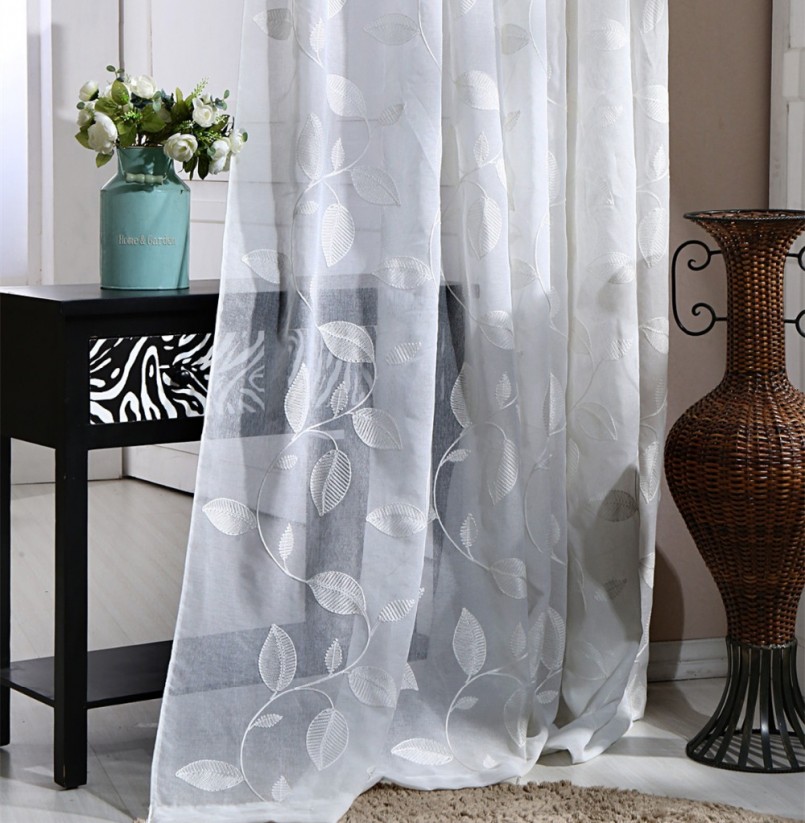 тюль с вышивкой дизайн фото