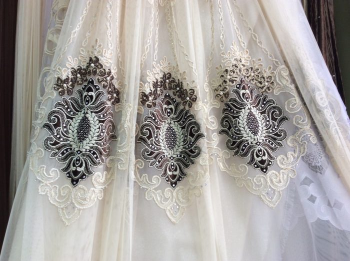 тюль с вышивкой идеи дизайн