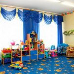 шторы для детского сада интерьер