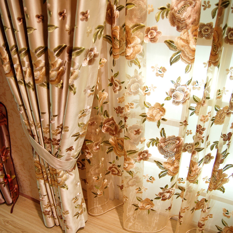 тюль с вышивкой оформление идеи