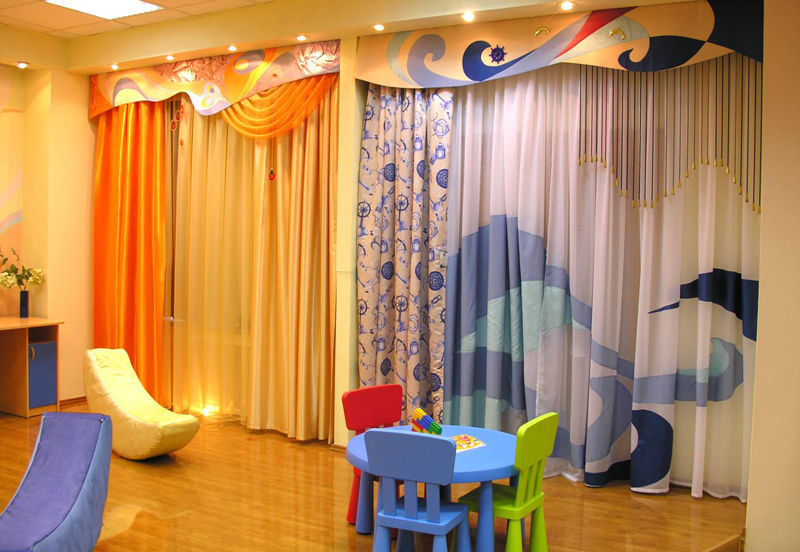 шторы для детского сада идеи дизайн