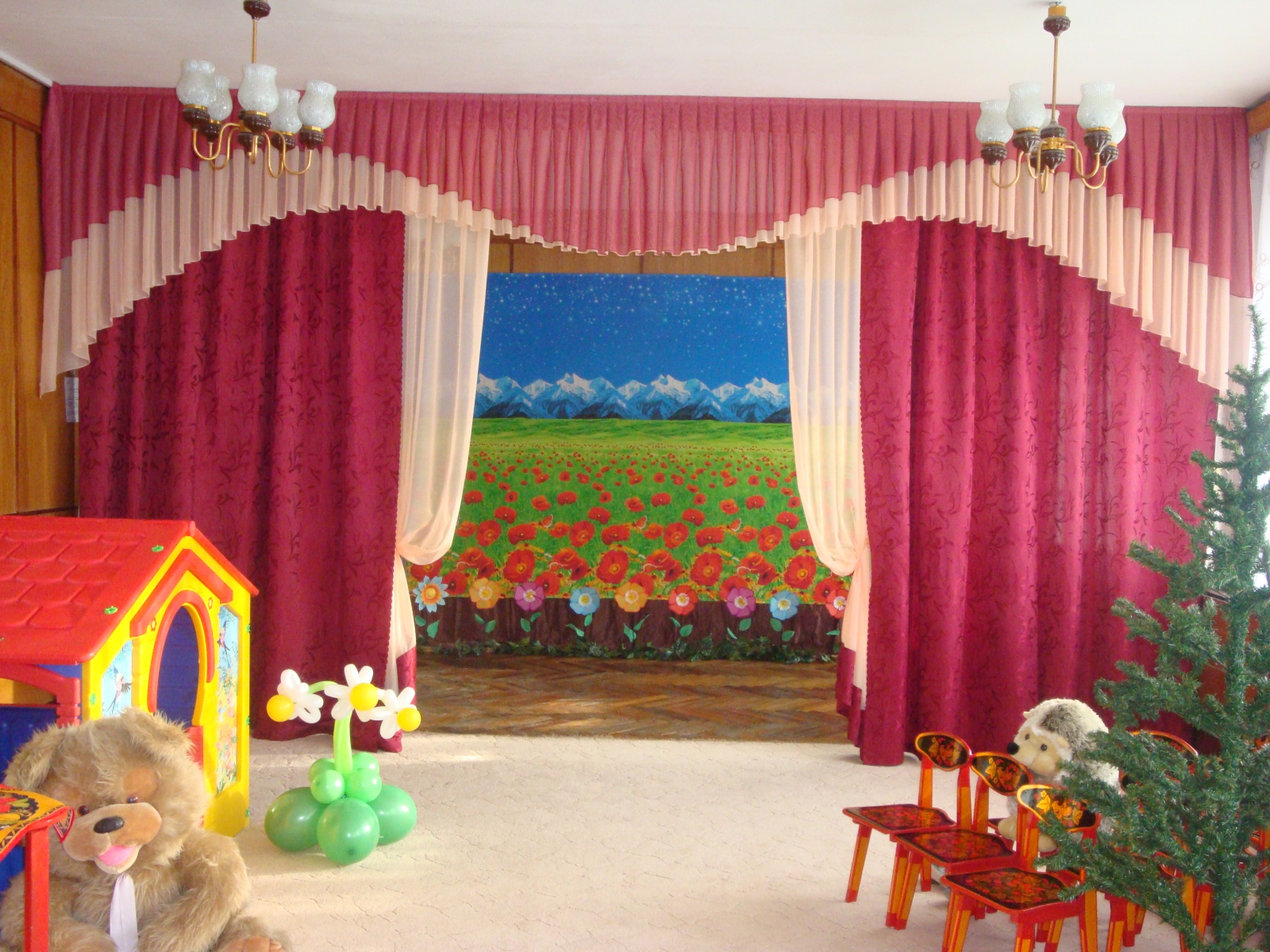 шторы для детского сада интерьер фото