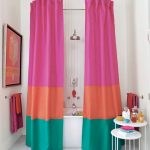 текстильные шторы для ванной фото