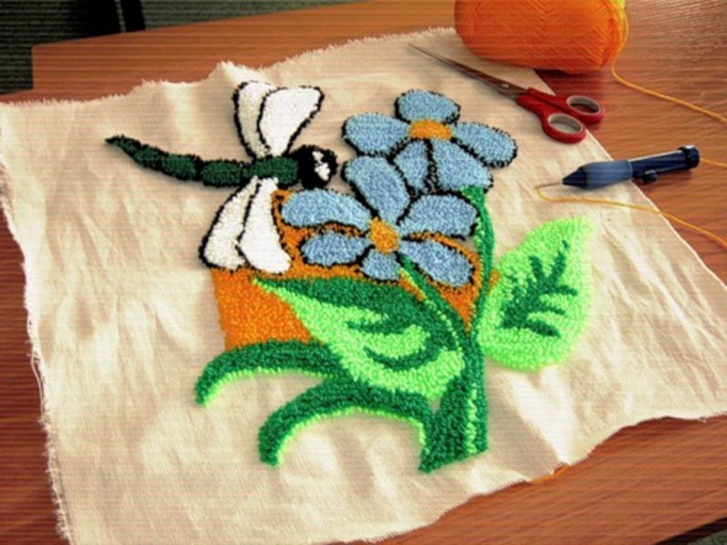 ковровая техника вышивания