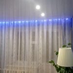 подсветка штор светодиодной лентой фото дизайн