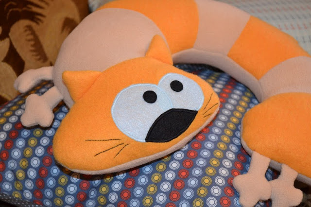 подушка кот фото оформления