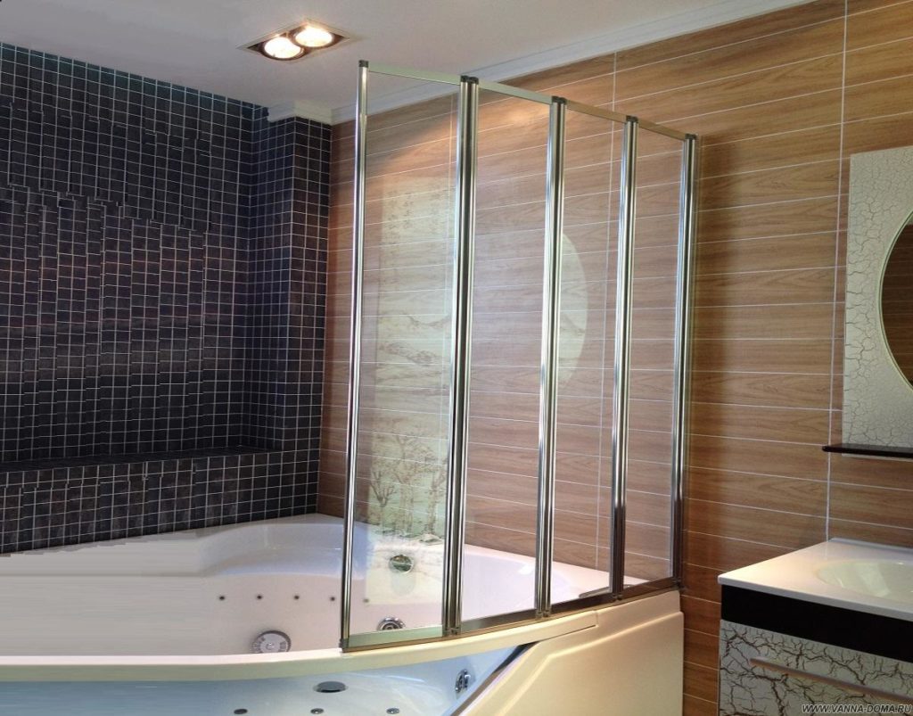 угловые шторы для ванной особенности