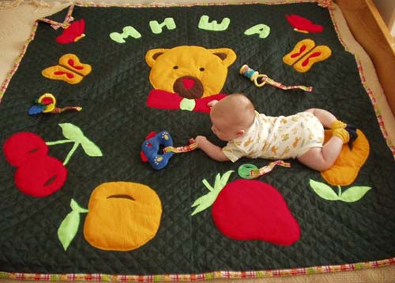 развивающий коврик для детей своими руками