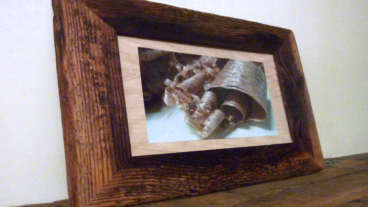 рамка для картины из дерева фото