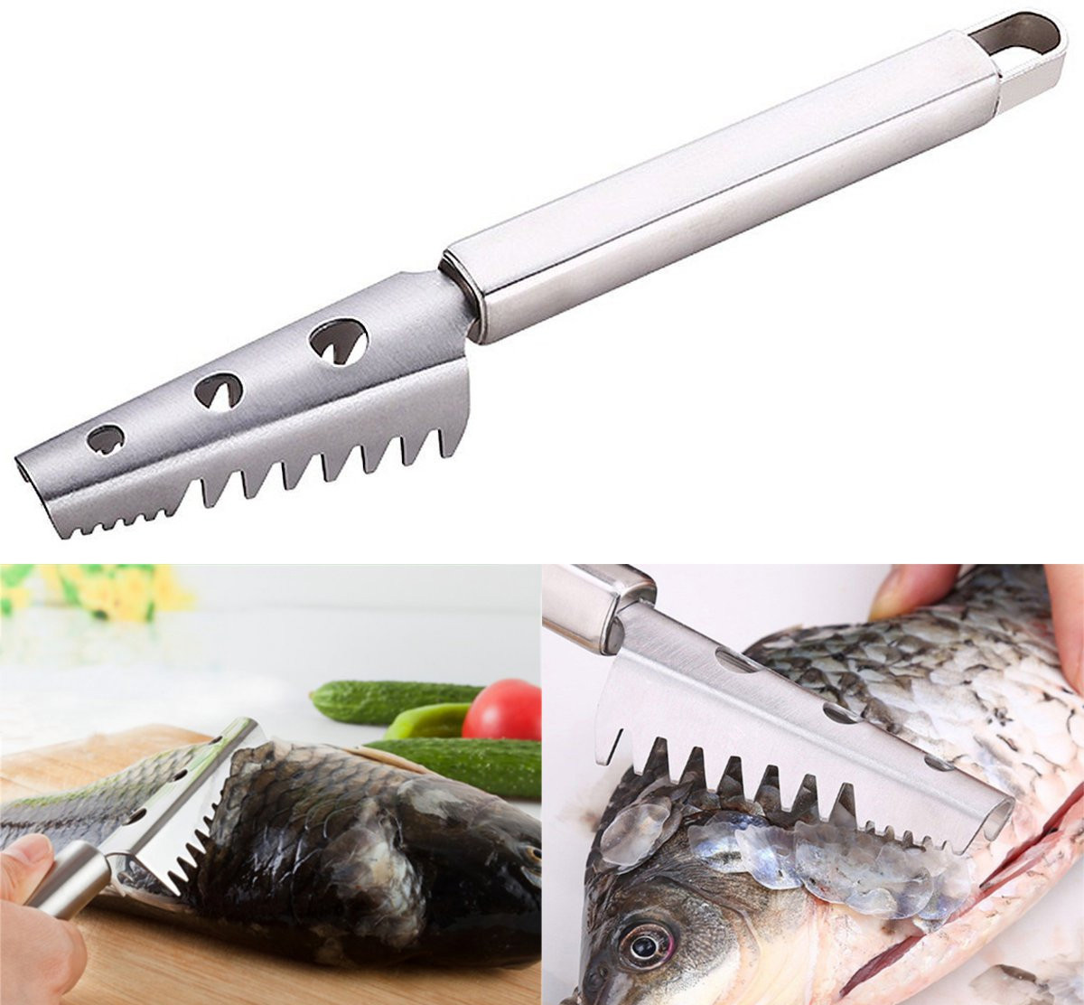 нож скребок для рыбы