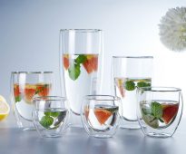 стаканы с двойными стенками для напитков