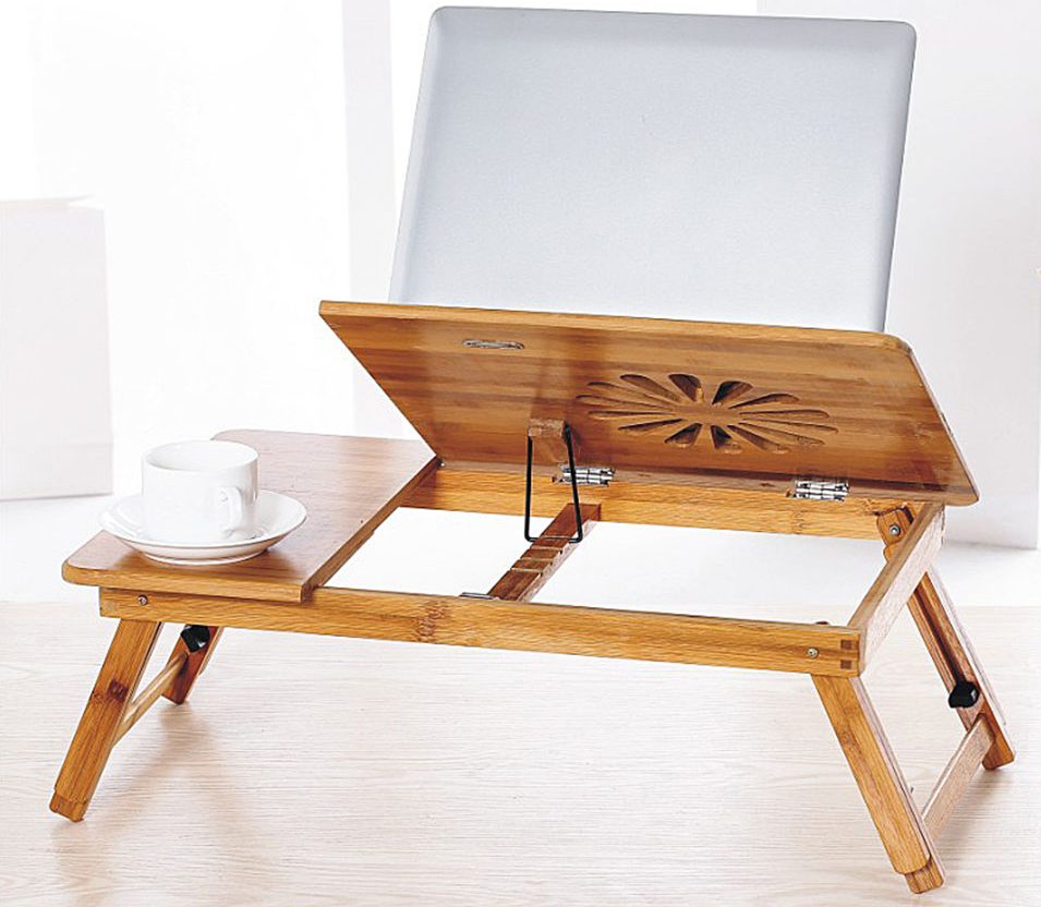 столик для завтрака и ноутбука фото