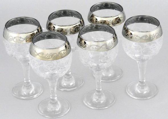 Хрустальные бокалы: фужеры для белого и красного вина, наборы ...