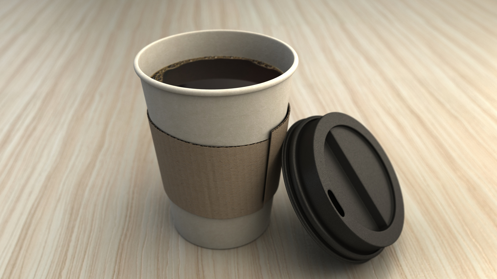 бумажный стакан для кофе