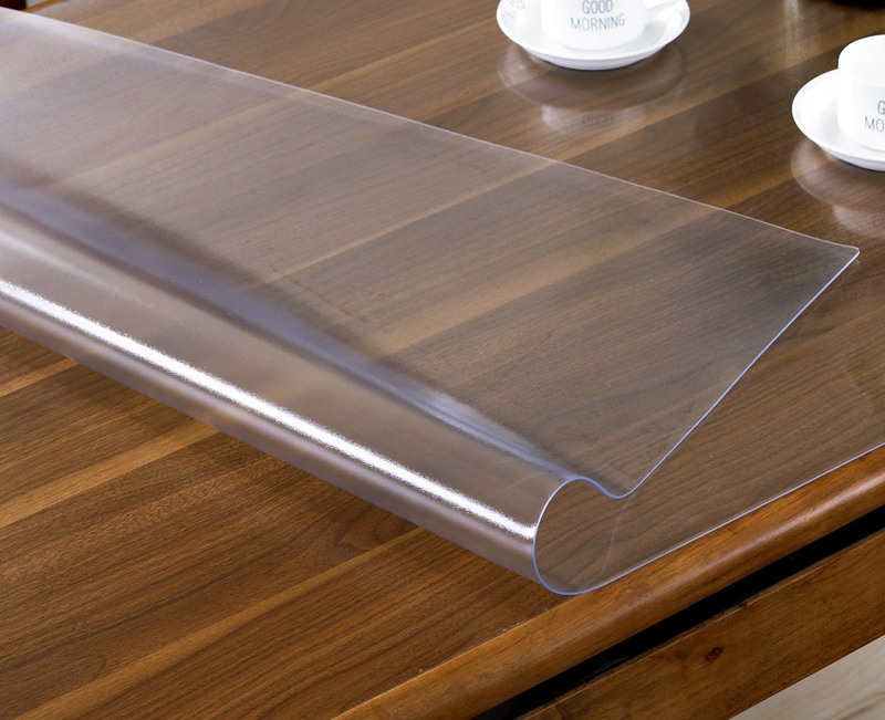 прозрачное покрытие на стол мягкое стекло