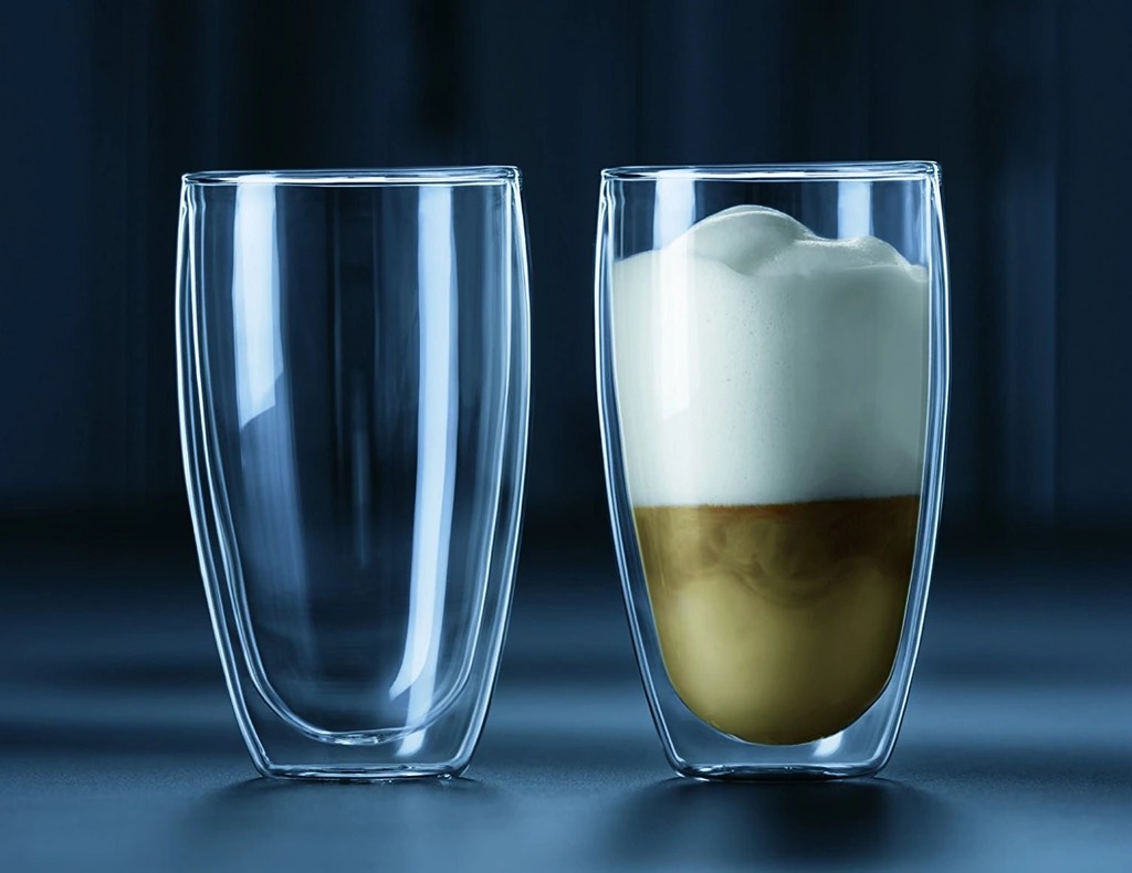 стаканы для латте с двойными стенками