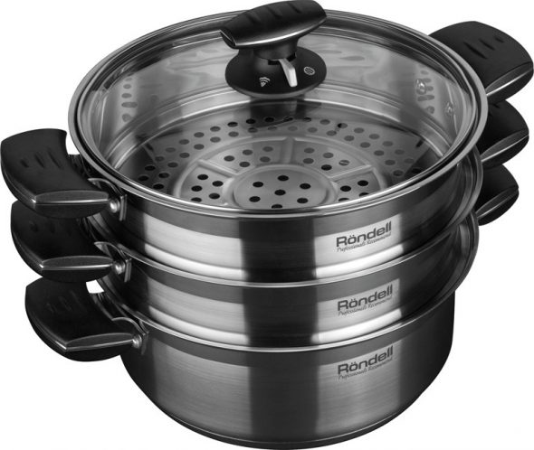 Кастрюля-пароварка: для газовой плиты и электроплиты, из нержавеющей ...