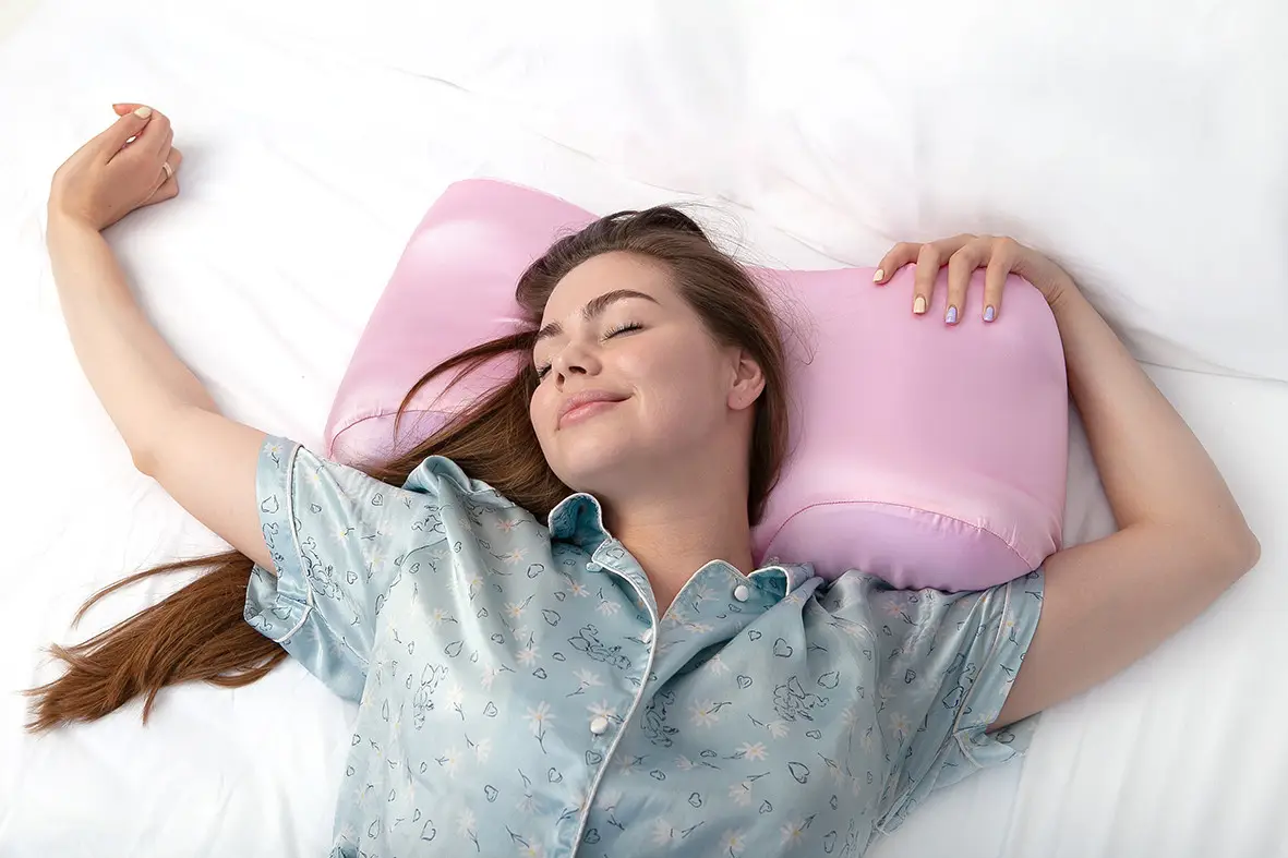 Ортопедическая подушка Beauty Balance ТЕНСЕЛ от морщин сна и утренней отечности
